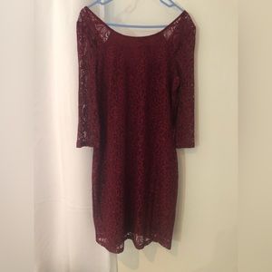 Maroon dress